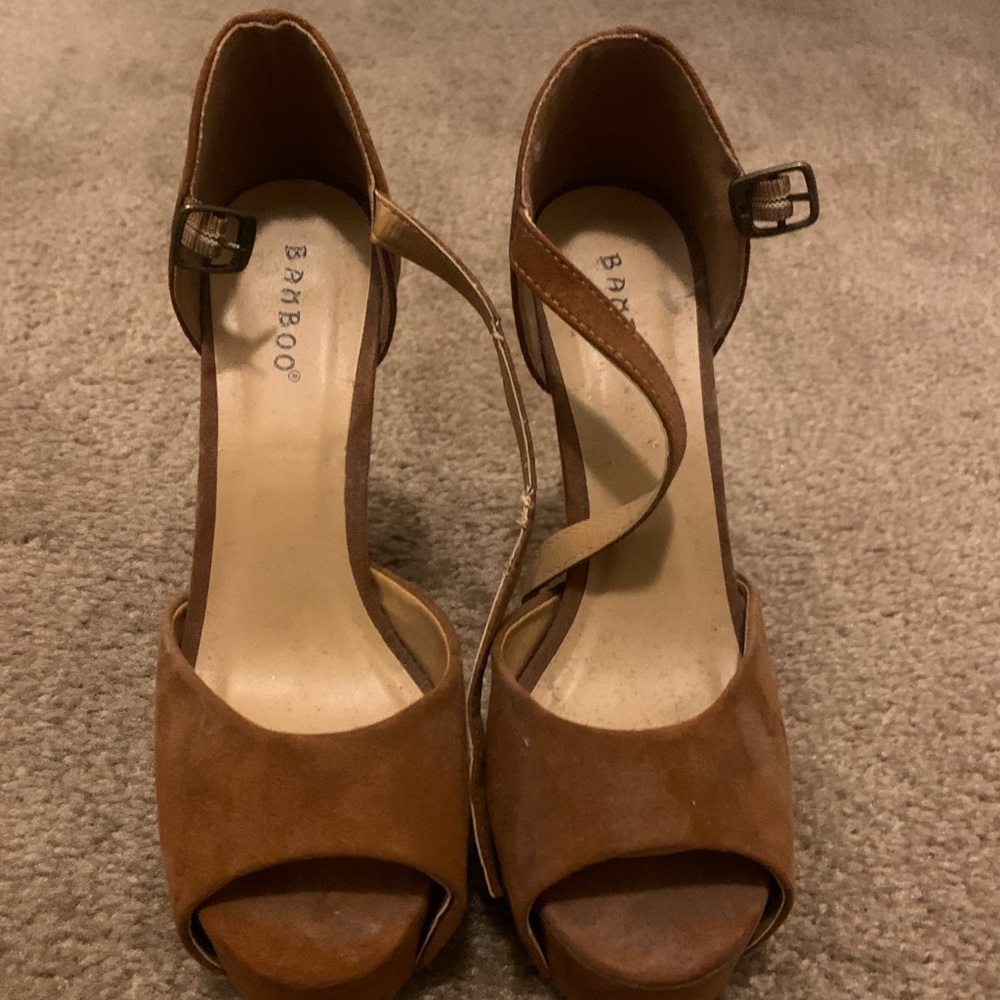 Bamboo heels size 7
